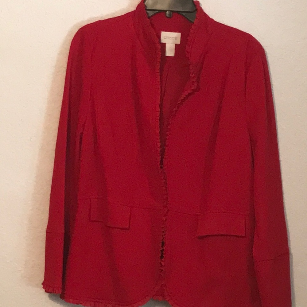 Chico’s Red Blazer